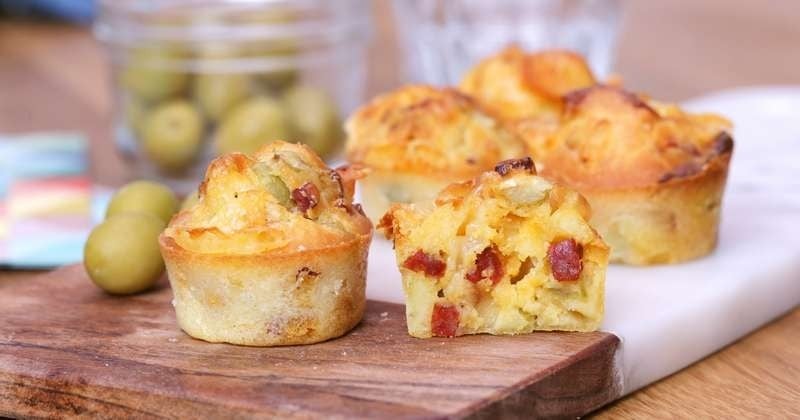 Muffin-Pizza chorizo